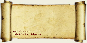 Zorana Damjanović vizit kartica